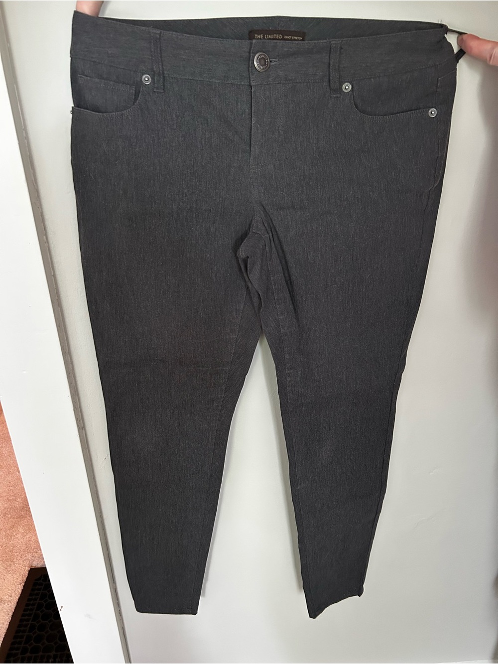 The Limited Charcoal Stretch Skinny Pants